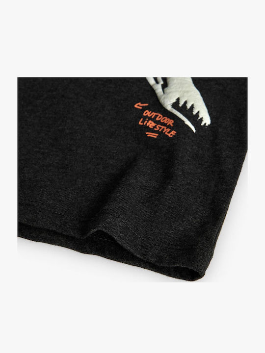 Kids' Shirt Long Sleeve Anthracite
