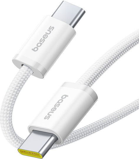 Baseus Dynamic USB 2.0 Кабел USB-C Мъжки - USB-C 100W PD Бял 2m P10381400211-01