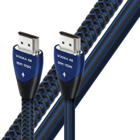 Nedis HDMI 2.1 Ultra High Speed 48Gbps 4K 120Hz HDR VRR Geflochtenes HDMI-Stecker Kabel HDMI male 2m Grau