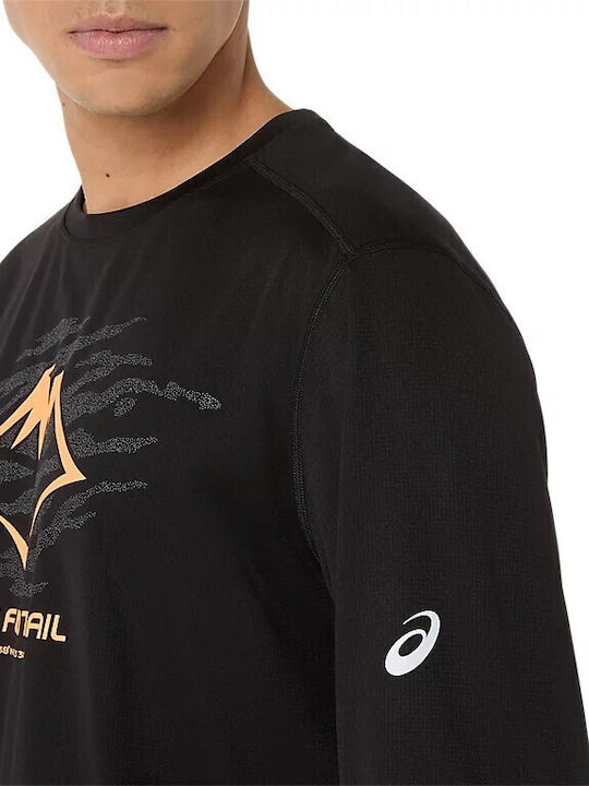 Fujitrail Αθλητικό T-shirt Μαύρο