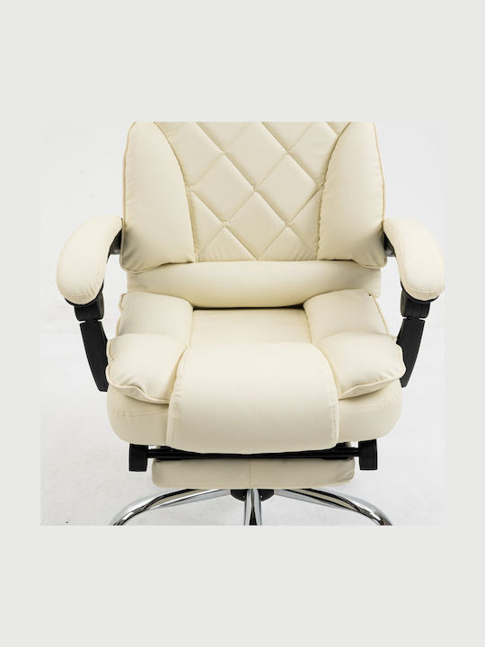 Καρέκλα Γραφείου με Ανάκλιση Beige Active Jet