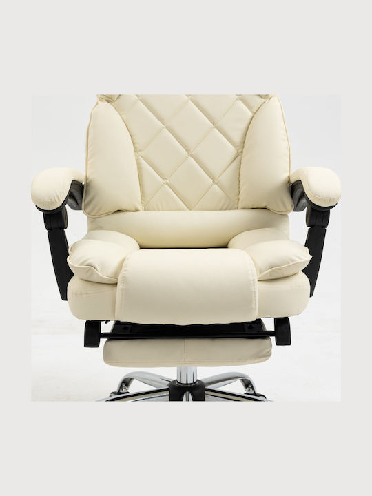 Καρέκλα Γραφείου με Ανάκλιση Beige Active Jet