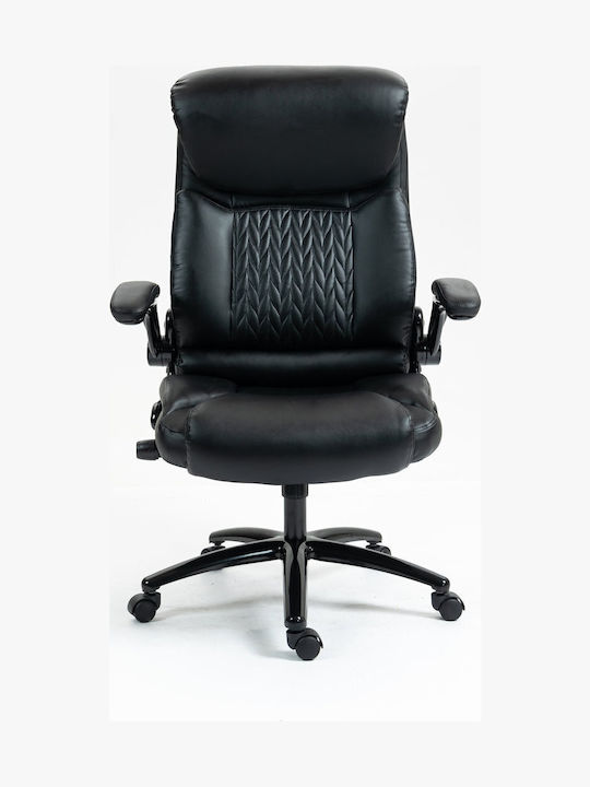 Καρέκλα Γραφείου με Μπράτσα Black Active Jet