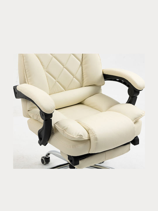 Καρέκλα Γραφείου με Ανάκλιση Beige Active Jet