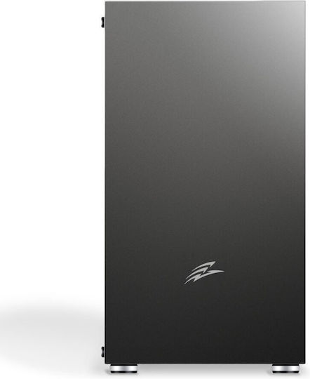 Evolveo M4 Gaming Midi Tower Κουτί Υπολογιστή με Πλαϊνό Παράθυρο Μαύρο