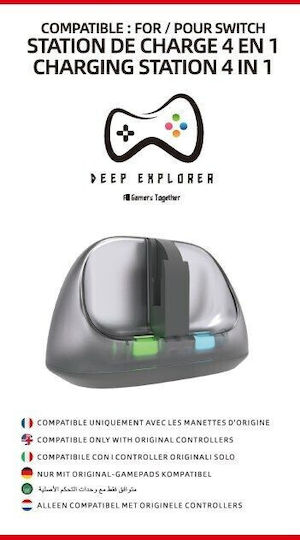 Deep Explorer 4 In 1 Charging Station Nintendo Switch