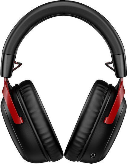 HyperX Cloud III S Безжичен Надушници Геймърски слушалки с връзка Bluetooth / USB Black/Red за Nintendo Switch / PC / PS5 / PS4