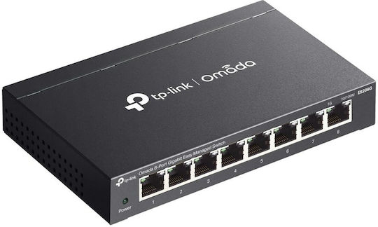 TP-LINK Omada 8-Port Gigabit Easy Verwaltet L2 Switch mit 8 Ports Ethernet