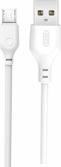 XO NB200 Regular USB 2.0 to micro USB Cable Μαύρο 1m (16.005.0149) 1τμχ