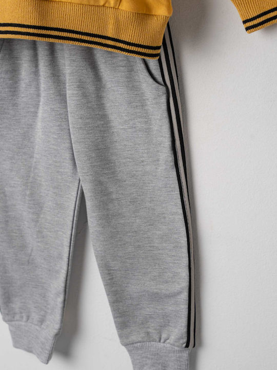 Kids Sweatpants Set Ochre 2pcs Space