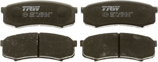 Trw Brake Pad Set Disc Brake Gdb1182