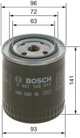 Filtru de Ulei Bosch 0 451 103 313