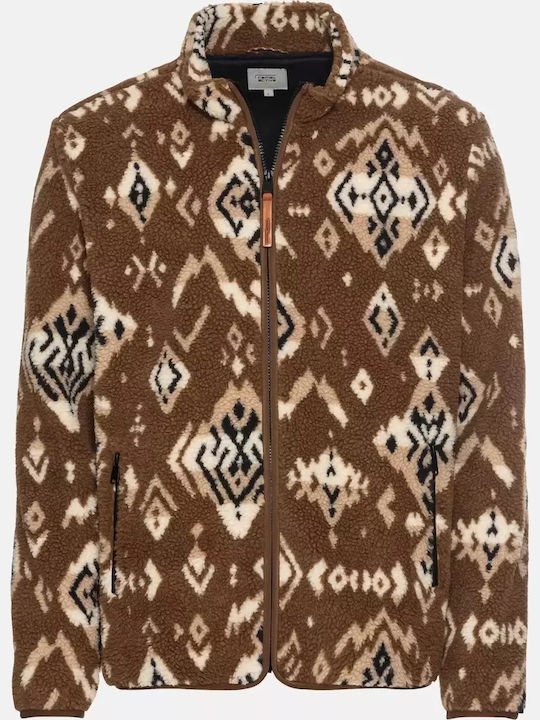Men's Fleece Jacket Brown