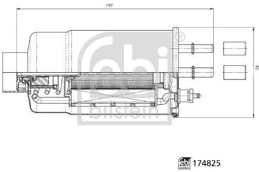 Kraftstofffilter Febi Bilstein 174825