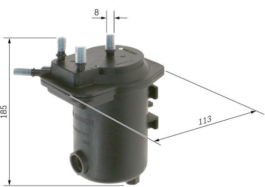 Bosch Fuel Filter 0 450 907 012