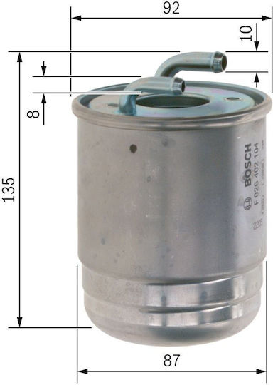 Bosch Fuel Filter F 026 402 104