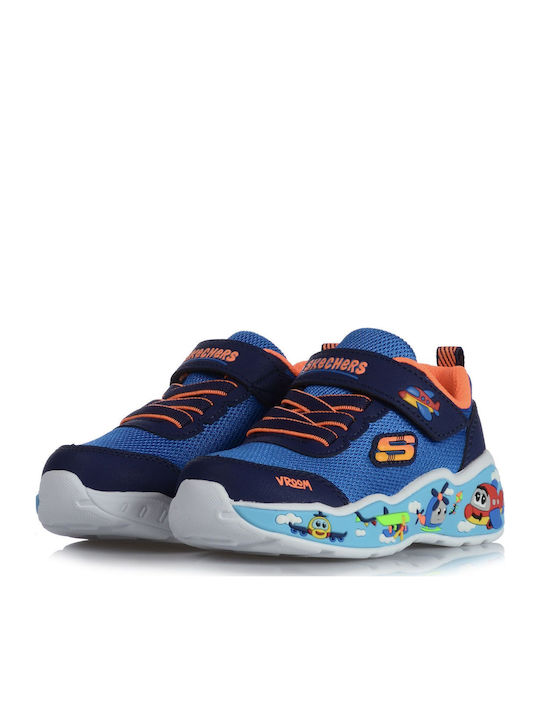 Παιδικά Sneakers με Σκρατς Μπλε