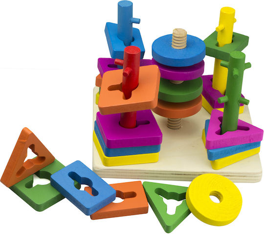 Marionette Wooden Toys Jucărie de Stivuire din Lemn