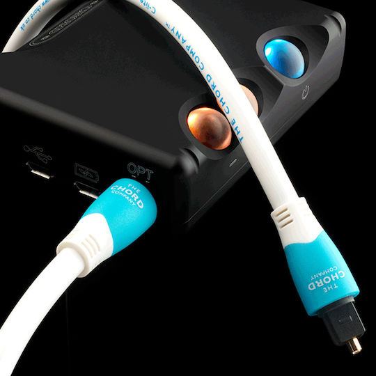 Chord Optical Audio Cable TOS male - TOS male Μαύρο 1m
