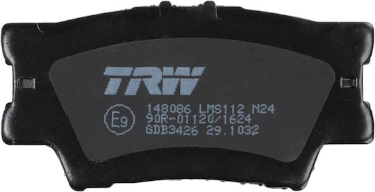 Trw Gdb3426 Комплект Спирачни Накладки Дискови Спирачки