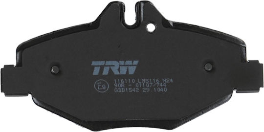 Trw Brake Pad Set Disc Brake Gdb1542
