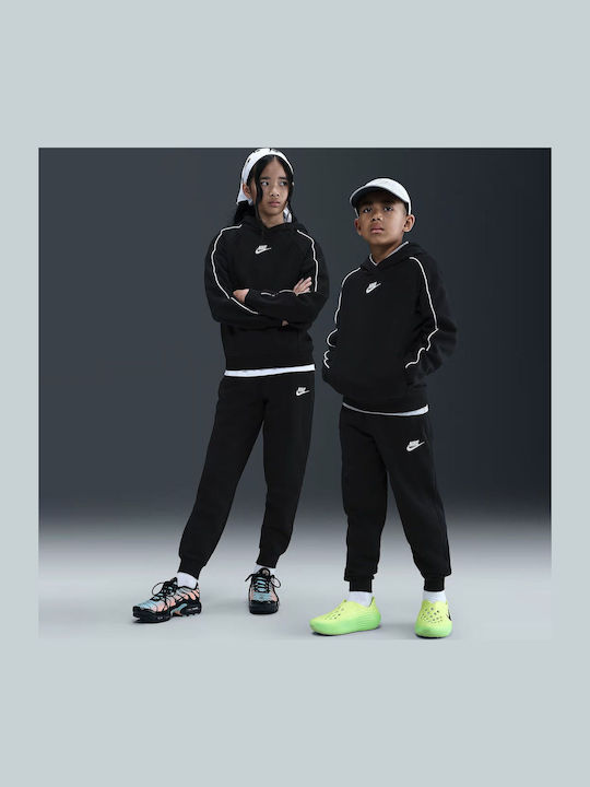 Set Trening Pentru Copii Negru 2 Bucăți Sportswear Club