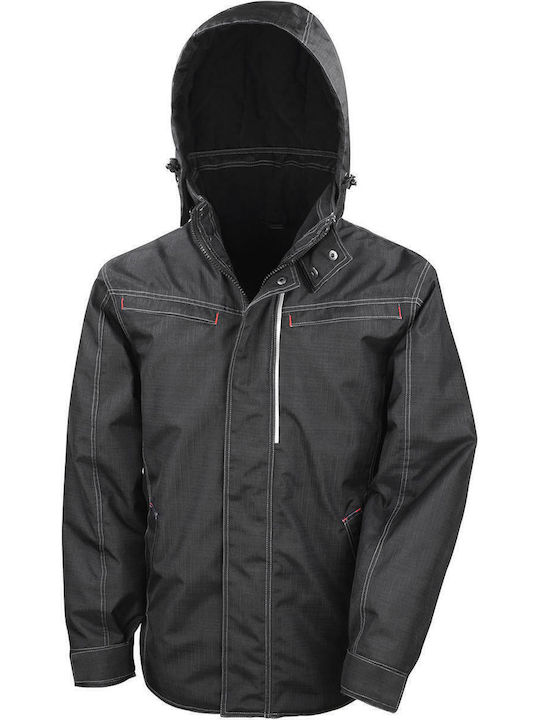 Winter Jacke Wasserdicht Schwarz