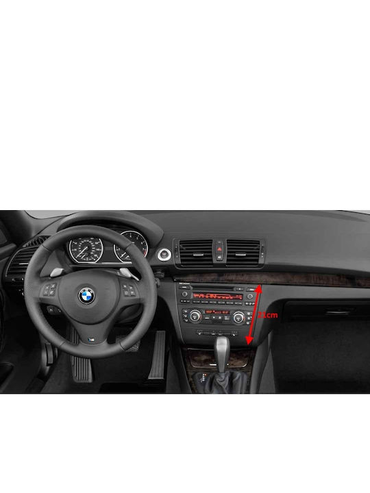 Digital IQ Car Audio System for BMW Series 1 2004-2013 with A/C (Bluetooth/USB/WiFi/GPS/Apple-Carplay/Android-Auto) with Touch Screen 9"
