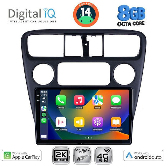 Digital IQ Ηχοσύστημα Αυτοκινήτου για Honda Accord 1998-2004 (Bluetooth/USB/WiFi/GPS/Apple-Carplay/Android-Auto) με Οθόνη Αφής 9"