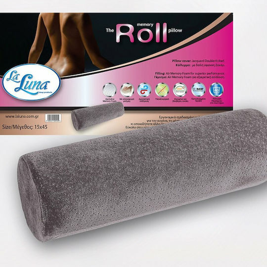La Luna Roll Kopfkissen Memory-Schaum Anatomisch 15x45cm