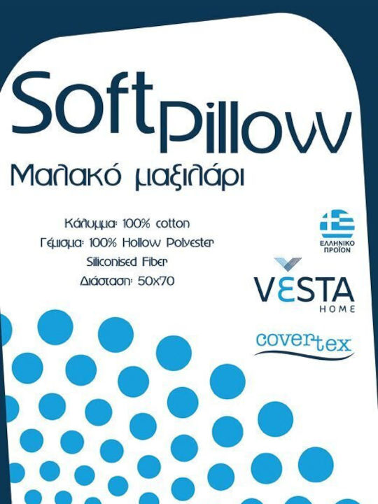 Vesta Home Soft Pillow Bed Pillow Hollowfiber 50x70cm