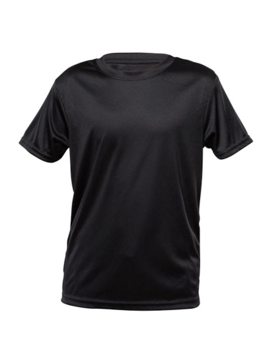 Sportliches Kurzarmbluse Black
