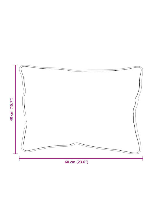 vidaXL Μαξιλάρι Ύπνου Polyester 40x60x20cm