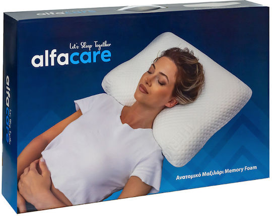 Alfa Care Comfort Μαξιλάρι Ύπνου Memory Foam Ανατομικό 30x60x10cm