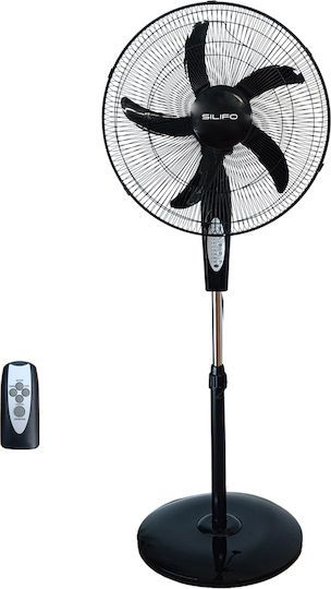 Silifo Ανεμιστήρας Ορθοστάτης 90W Διαμέτρου 45cm Λευκός