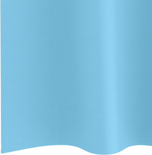 vidaXL Set of Window Curtains with Grommets Light Blue 140x140cm
