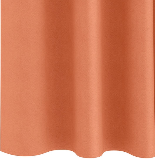 vidaXL Set Vorhänge mit Bleistiftfalten Orange 140x245cm