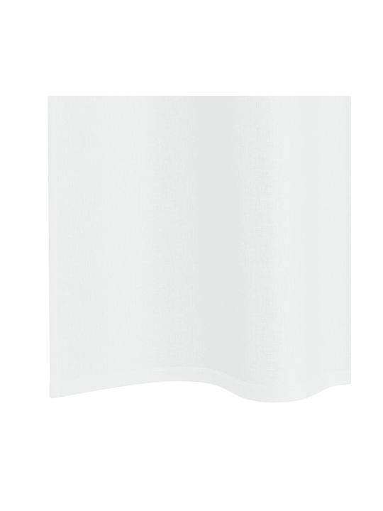vidaXL Set Perdele Cu Capse Albe 140x175cm