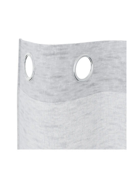 vidaXL vidaXL Vorhänge Fenster mit Grommets Grau 140x140cm