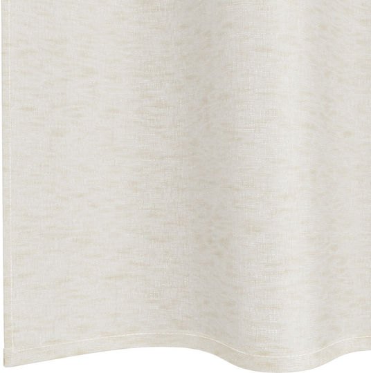 vidaXL Curtain Set With Beige Grommets 140x245cm