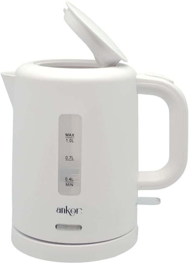 Ankor Kettle 1lt 1100W White