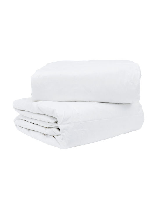vidaXL Bettdecke Großes Doppelbett Daunen 220x240cm White