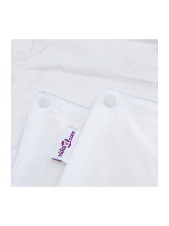 vidaXL Duvet Single Down 135x200cm White