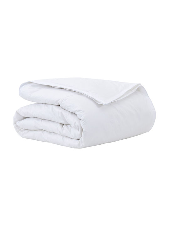 vidaXL Duvet Single Down 135x200cm White