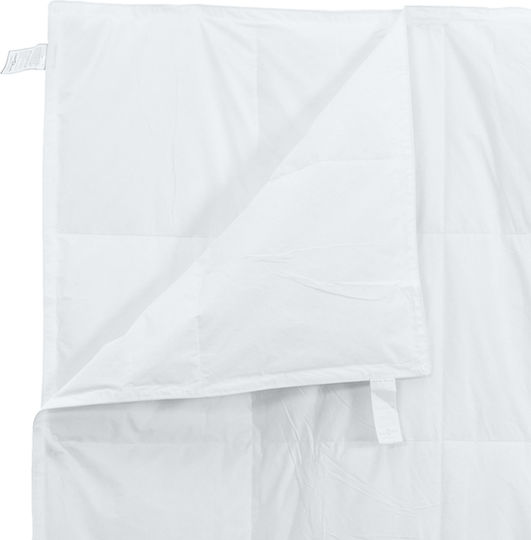 vidaXL Duvet Double Down 200x220cm White