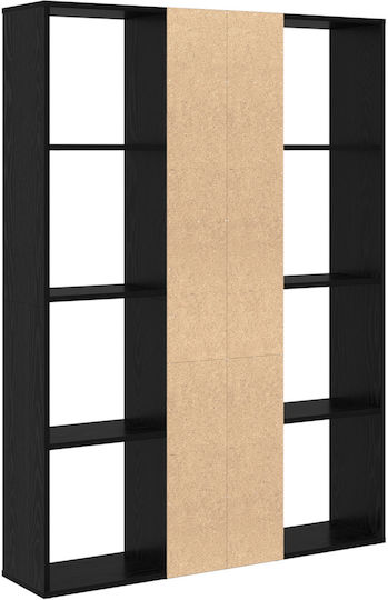 Black Oak Bookcase 100x24x140cm