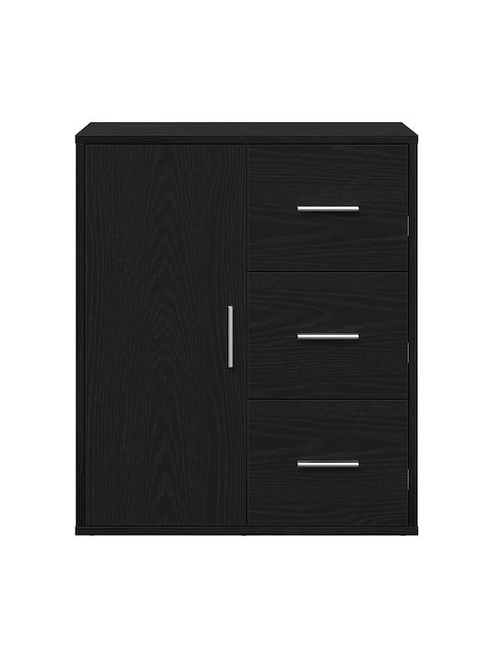 Bufet cu Sertare Black Oak 60x31x70cm