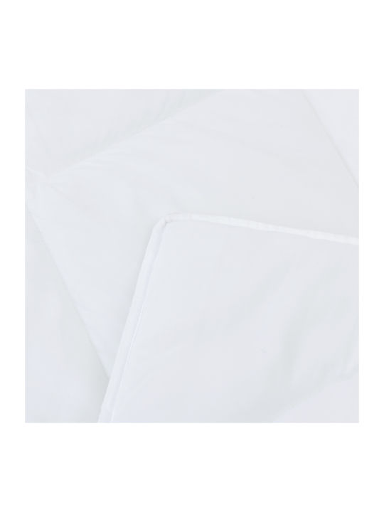 vidaXL Κουβέρτα Διπλή 200x220εκ. Λευκό