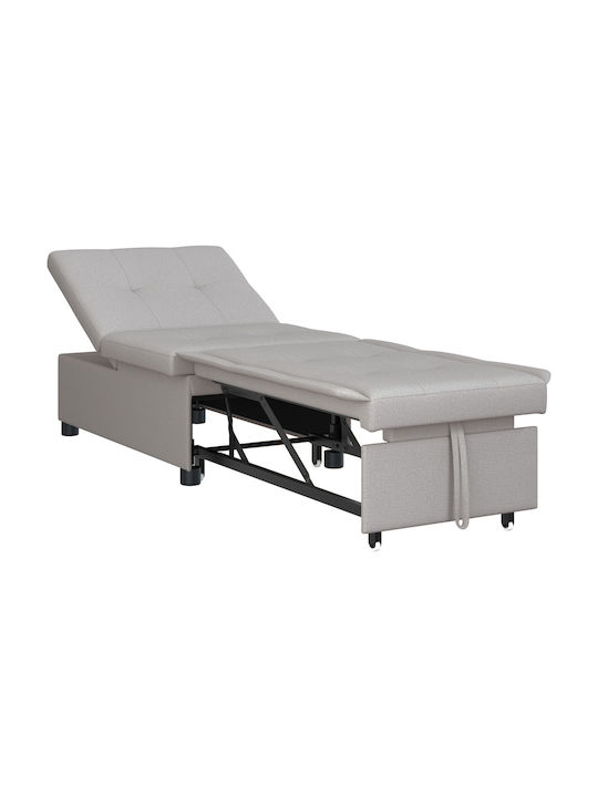 Schlafsessel Light Grey 191x67x82cm