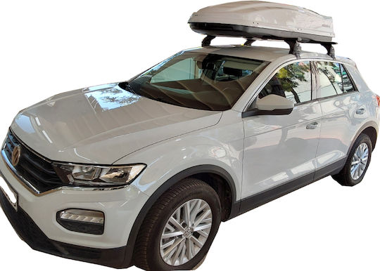 Nordrive Roof Rack Kit Bars Legs Nordrive Silenzio Black Aluminum Vw T-Roc 2017+ Without Parallel Bars + 2 Pieces Car Roof Bars